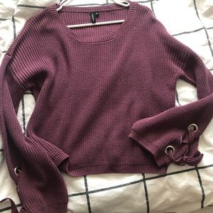 Burgundy Sweater